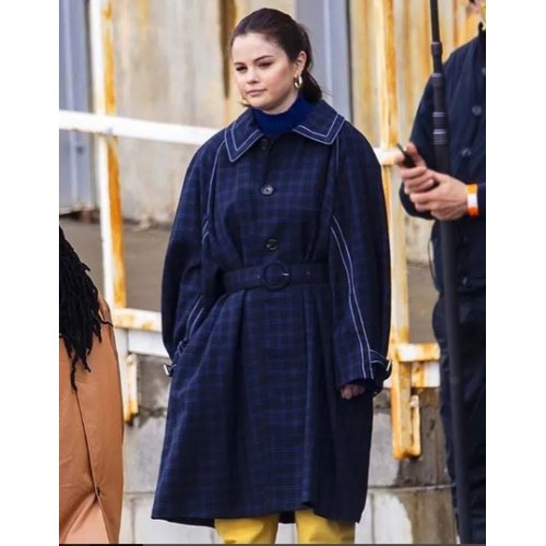 Selena Gomez Only Murders in the Building Blue Coat